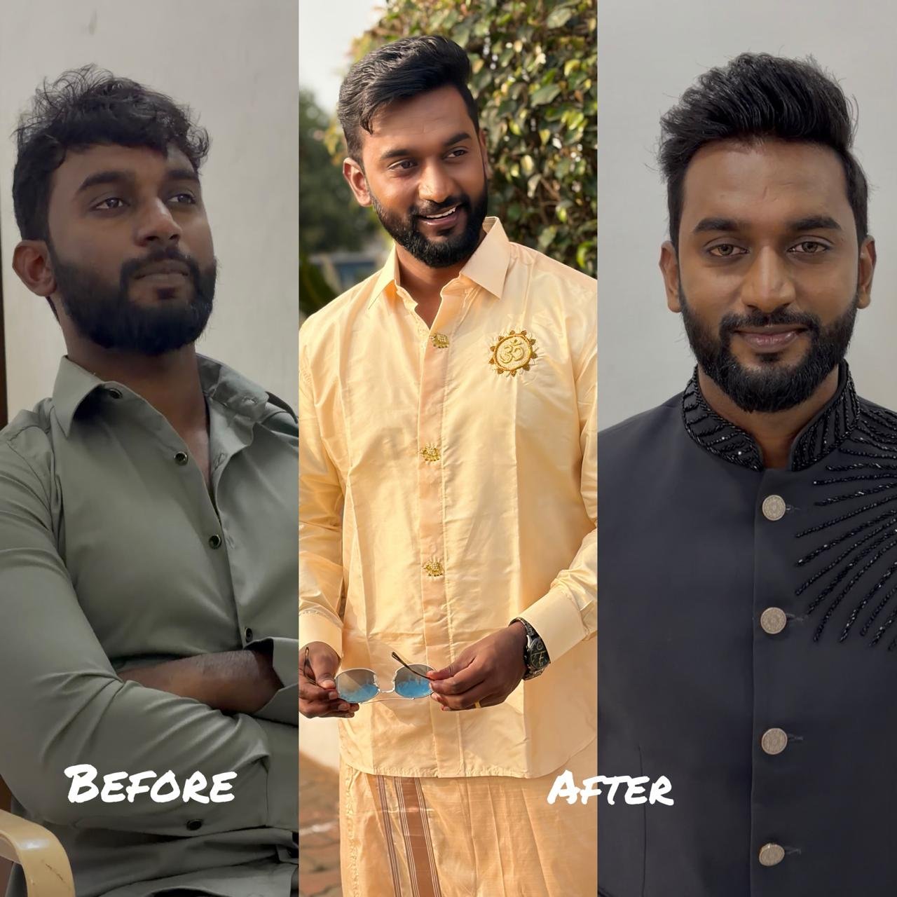 Groom Makeup Before After Chennai
